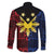 Philippines Sun Star Family Matching Summer Maxi Dress and Hawaiian Shirt Igorot Tribal Inspiration - Polynesian Pride