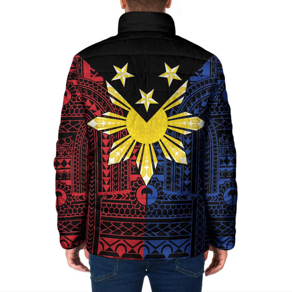 Philippines Sun Star Padded Jacket Igorot Tribal Inspiration - Polynesian Pride