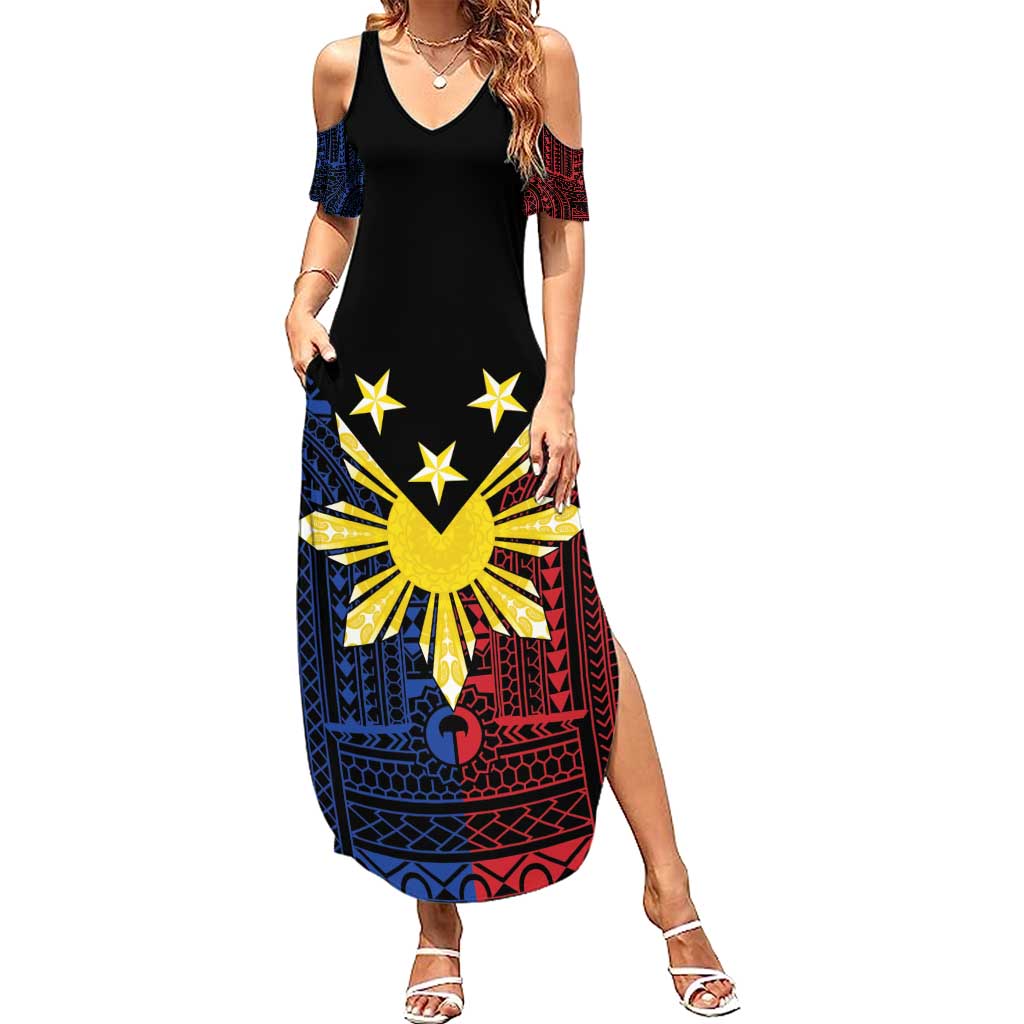 Philippines Sun Star Summer Maxi Dress Igorot Tribal Inspiration