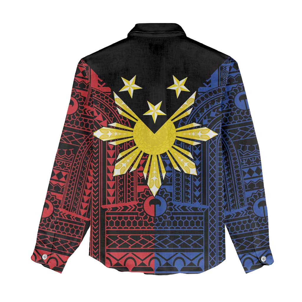 Philippines Sun Star Women Casual Shirt Igorot Tribal Inspiration - Polynesian Pride