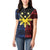 Philippines Sun Star Women Polo Shirt Igorot Tribal Inspiration - Polynesian Pride