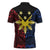 Philippines Sun Star Zipper Polo Shirt Igorot Tribal Inspiration - Polynesian Pride
