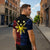 Philippines Sun Star Zipper Polo Shirt Igorot Tribal Inspiration - Polynesian Pride