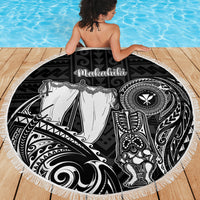 Hawaii Makahiki Season Beach Blanket Akua Loa Polynesian Pattern LT05 - Wonder Print Shop
