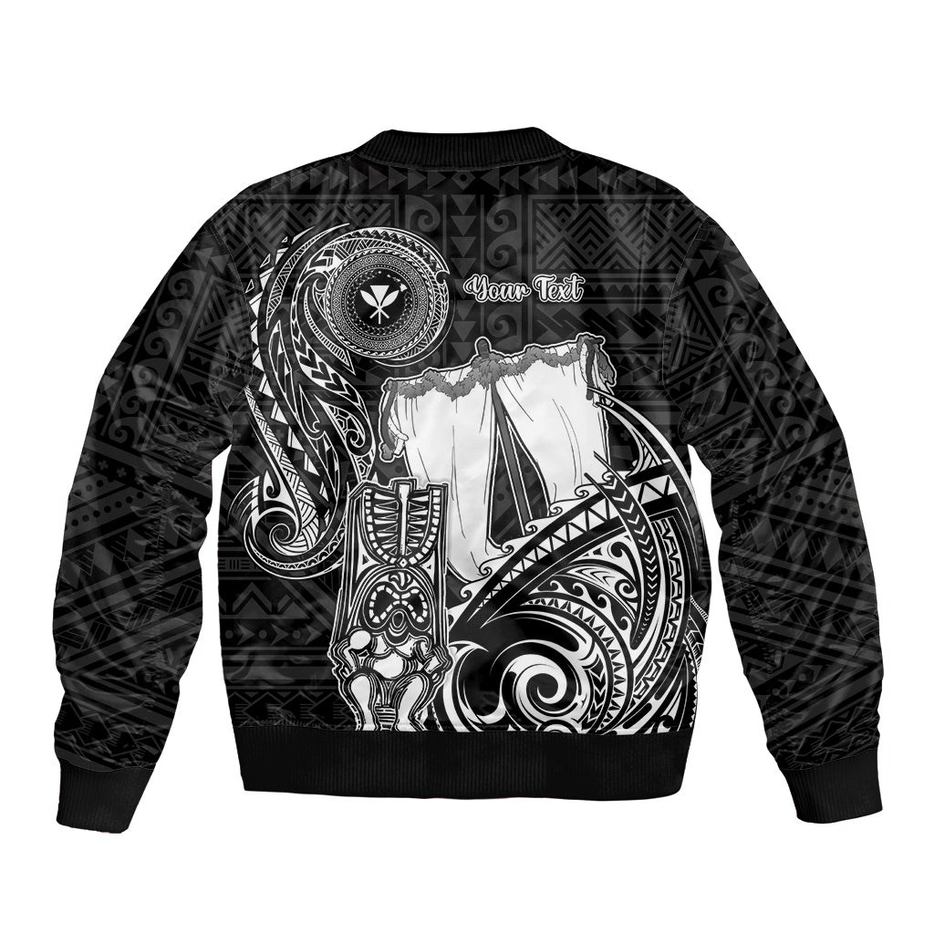 Personalized Hawaii Makahiki Season Bomber Jacket Akua Loa Polynesian Pattern LT05 - Polynesian Pride