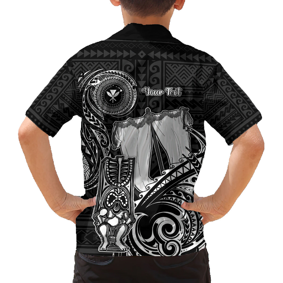 Personalized Hawaii Makahiki Season Family Matching Tank Maxi Dress and Hawaiian Shirt Akua Loa Polynesian Pattern LT05 - Polynesian Pride