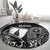 Hawaii Makahiki Season Round Carpet Akua Loa Polynesian Pattern LT05 - Polynesian Pride