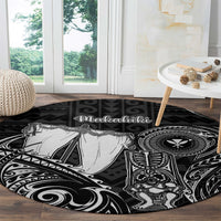 Hawaii Makahiki Season Round Carpet Akua Loa Polynesian Pattern LT05 - Polynesian Pride