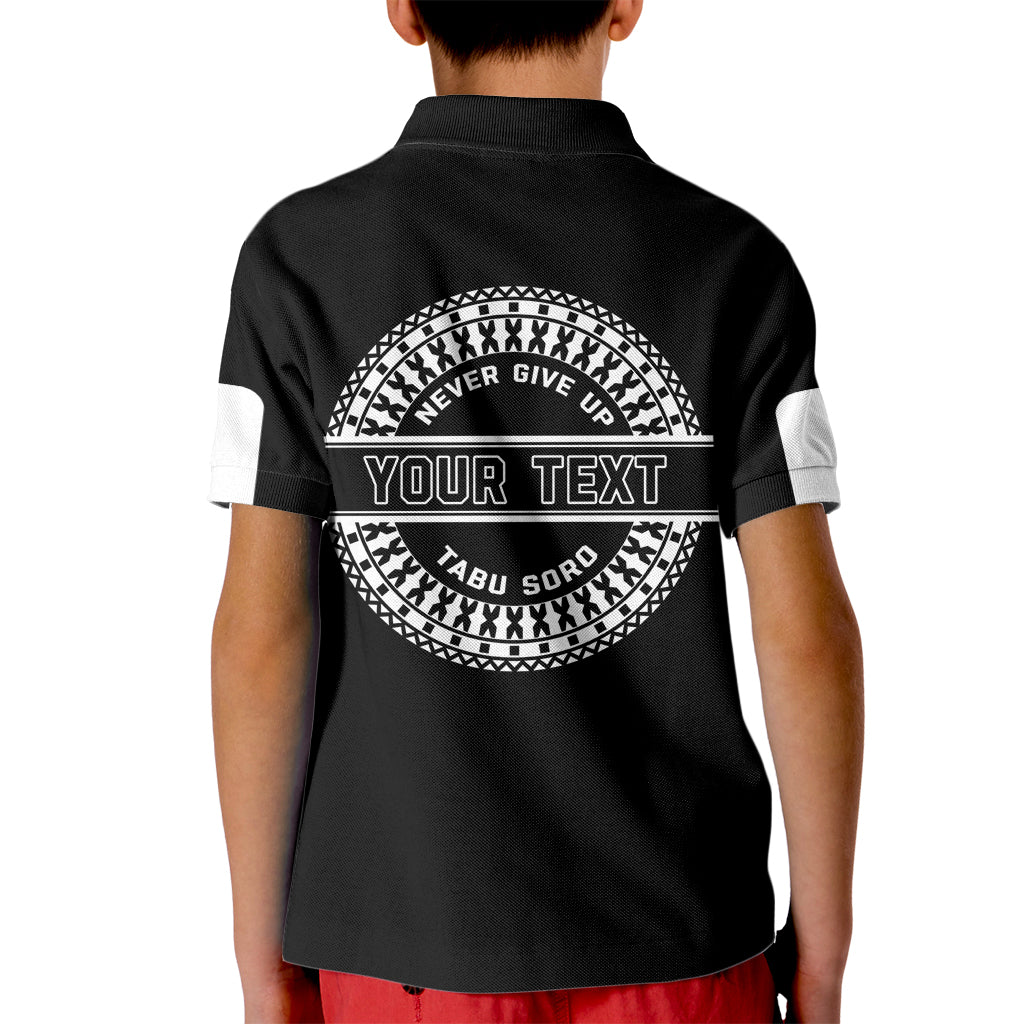 Personalized Fiji Obstacle Race 2023 Kid Polo Shirt Never Give Up LT05 - Polynesian Pride