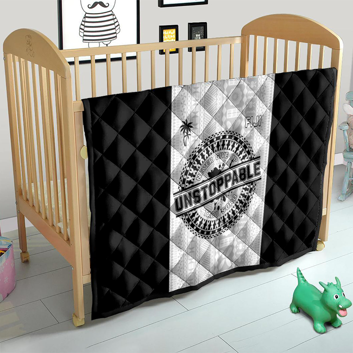 Fiji Obstacle Race 2023 Quilt Never Give Up LT05 - Polynesian Pride