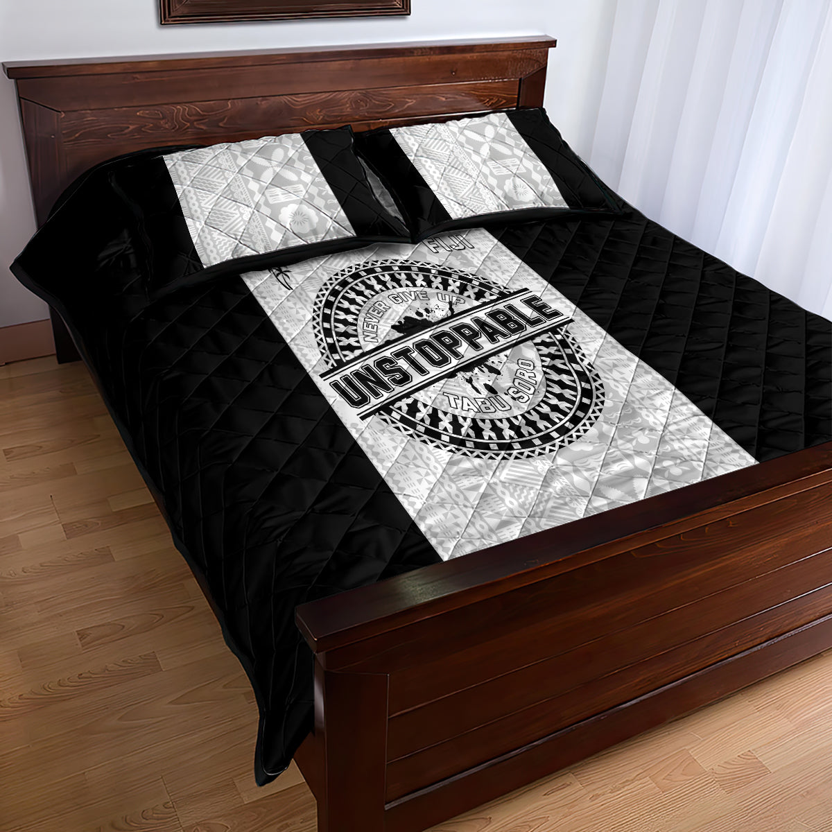 Fiji Obstacle Race 2023 Quilt Bed Set Never Give Up LT05 - Polynesian Pride