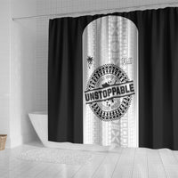 Fiji Obstacle Race 2023 Shower Curtain Never Give Up LT05 - Polynesian Pride