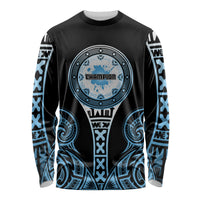 Personalized Fiji Obstacle Race 2023 Long Sleeve Shirt Go Champion LT05 Unisex Blue - Polynesian Pride