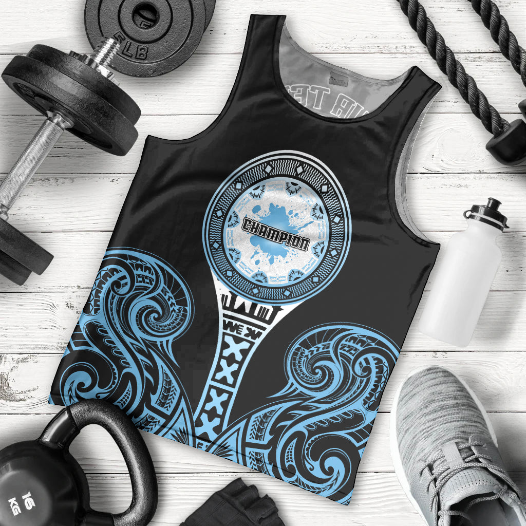 Personalized Fiji Obstacle Race 2023 Men Tank Top Go Champion LT05 Blue - Polynesian Pride