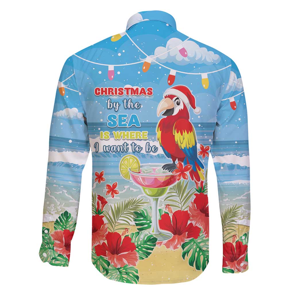 Hawaii Christmas Family Matching Puletasi and Hawaiian Shirt Funny Macaw Parrot Tropical Vibe