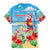 Hawaii Christmas Family Matching Summer Maxi Dress and Hawaiian Shirt Funny Macaw Parrot Tropical Vibe