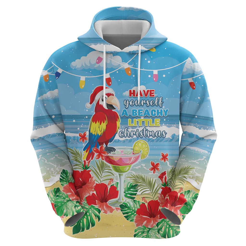 Hawaii Christmas Hoodie Funny Macaw Parrot Tropical Vibe LT05 - Polynesian Pride