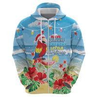 Hawaii Christmas Hoodie Funny Macaw Parrot Tropical Vibe LT05 - Polynesian Pride
