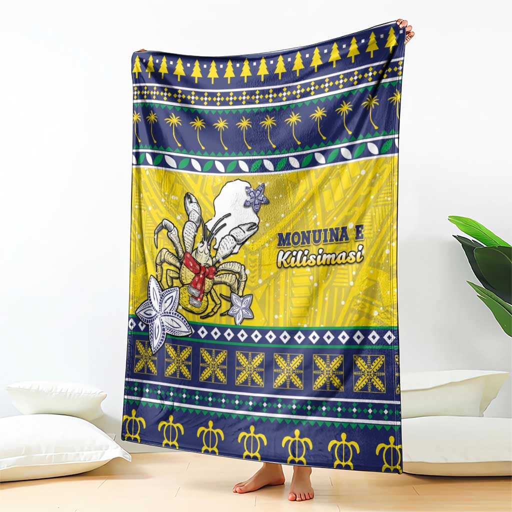 Niue The Rock Christmas Blanket Niuean Crab Monuina E Kilisimasi LT05 - Polynesian Pride