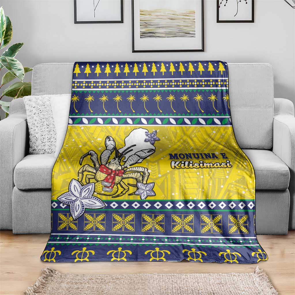 Niue The Rock Christmas Blanket Niuean Crab Monuina E Kilisimasi LT05 - Polynesian Pride