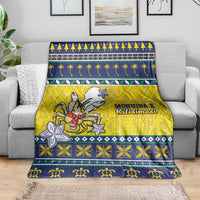 Niue The Rock Christmas Blanket Niuean Crab Monuina E Kilisimasi LT05 - Polynesian Pride