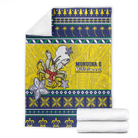 Niue The Rock Christmas Blanket Niuean Crab Monuina E Kilisimasi LT05 - Polynesian Pride