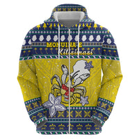 Niue The Rock Christmas Hoodie Niuean Crab Monuina E Kilisimasi