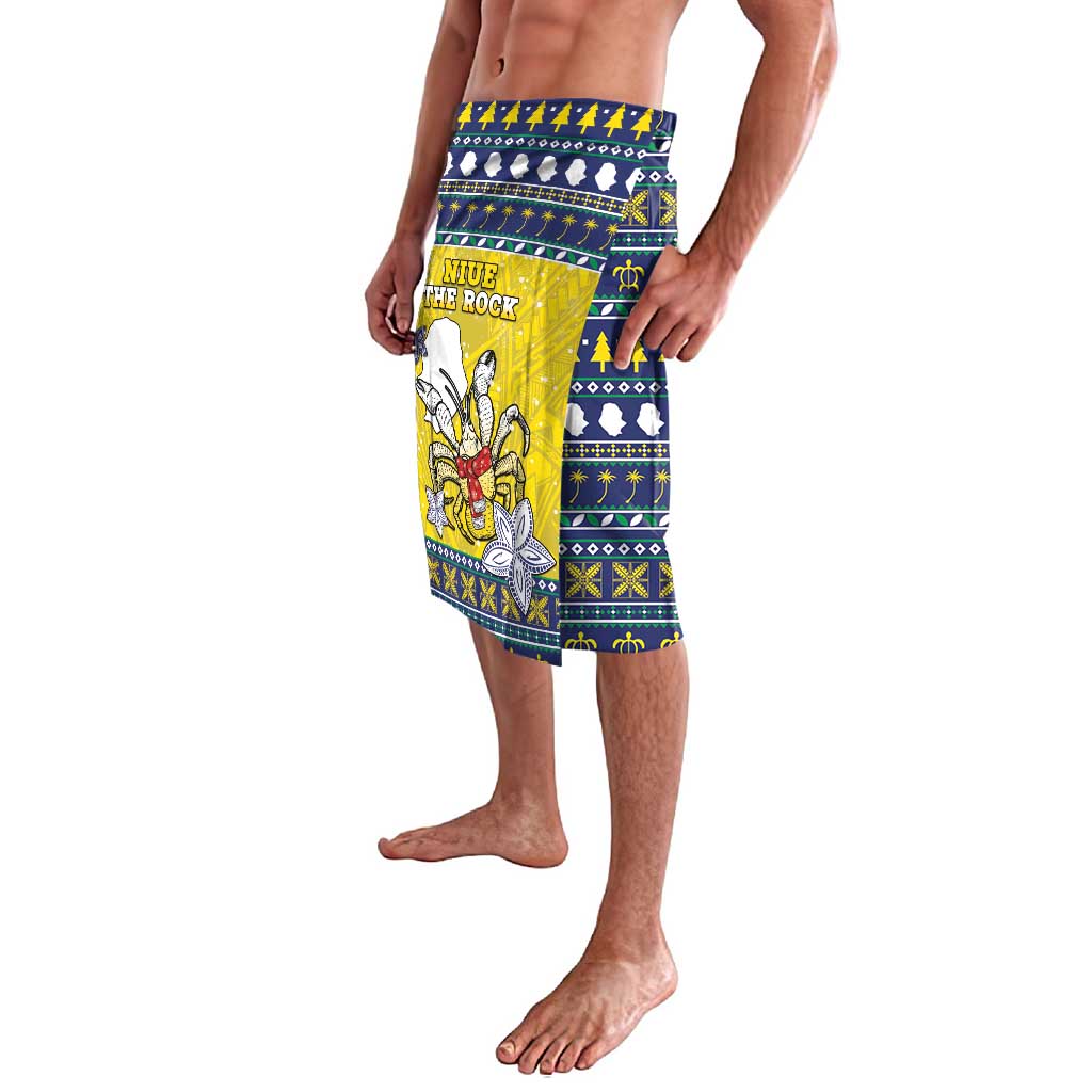 Niue The Rock Christmas Lavalava Niuean Crab Monuina E Kilisimasi