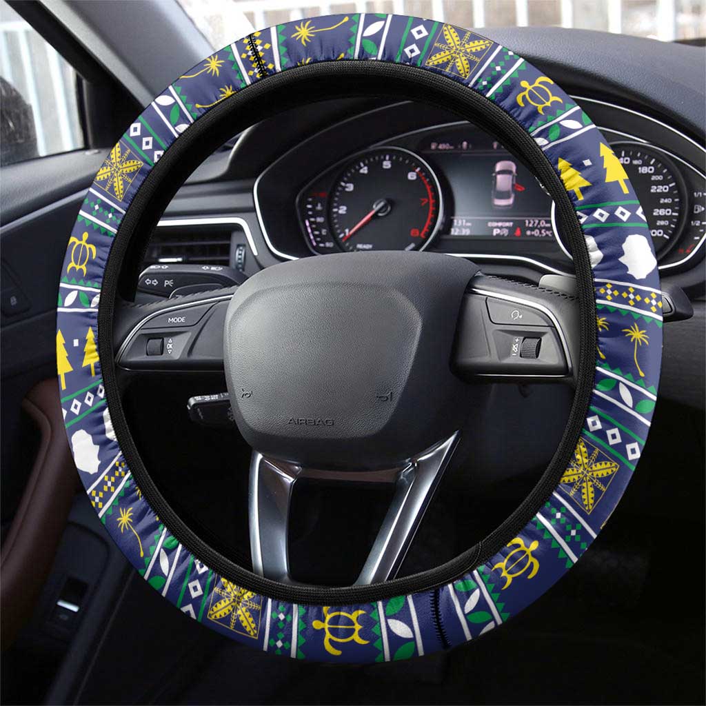 Niue The Rock Christmas Steering Wheel Cover Niuean Crab Monuina E Kilisimasi