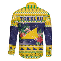 Tokelau Christmas Family Matching Mermaid Dress and Hawaiian Shirt Tokelauan Badge Manuia Te Kilihimahi LT05 - Polynesian Pride