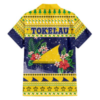 Tokelau Christmas Hawaiian Shirt Tokelauan Badge Manuia Te Kilihimahi