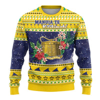 Tokelau Christmas Ugly Christmas Sweater Tokelauan Badge Manuia Te Kilihimahi
