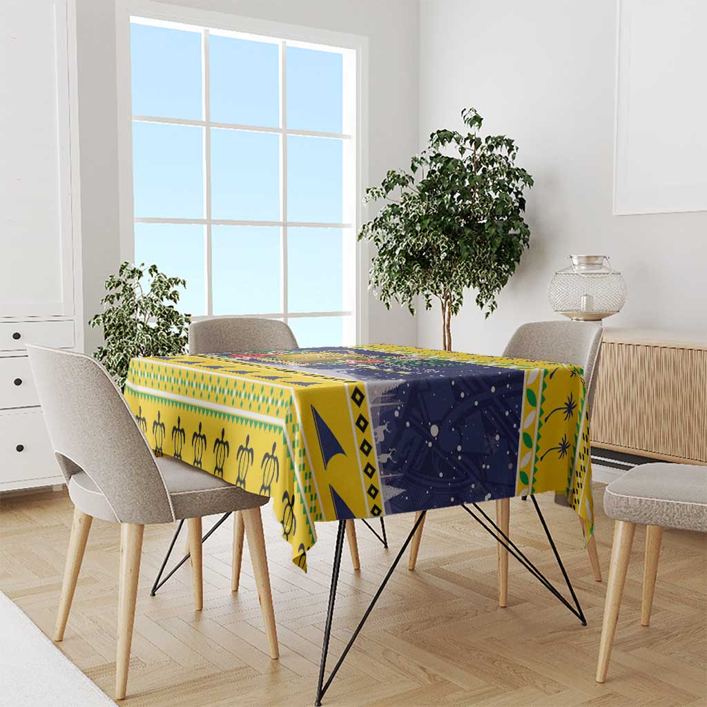 Tokelau Christmas Tablecloth Tokelauan Badge Manuia Te Kilihimahi