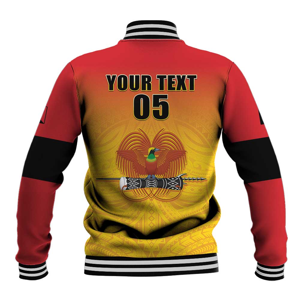 Papua New Guinea Rugby Custom Baseball Jacket Go Orchids Pacific Champions LT05 - Polynesian Pride