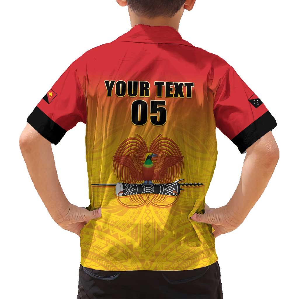 Papua New Guinea Rugby Custom Family Matching Puletasi and Hawaiian Shirt Go Orchids Pacific Champions