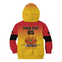 Papua New Guinea Rugby Custom Kid Hoodie Go Orchids Pacific Champions