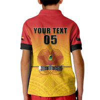 Papua New Guinea Rugby Custom Kid Polo Shirt Go Orchids Pacific Champions LT05 - Polynesian Pride