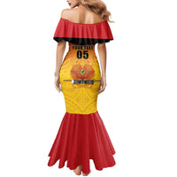 Papua New Guinea Rugby Custom Mermaid Dress Go Orchids Pacific Champions LT05 - Polynesian Pride