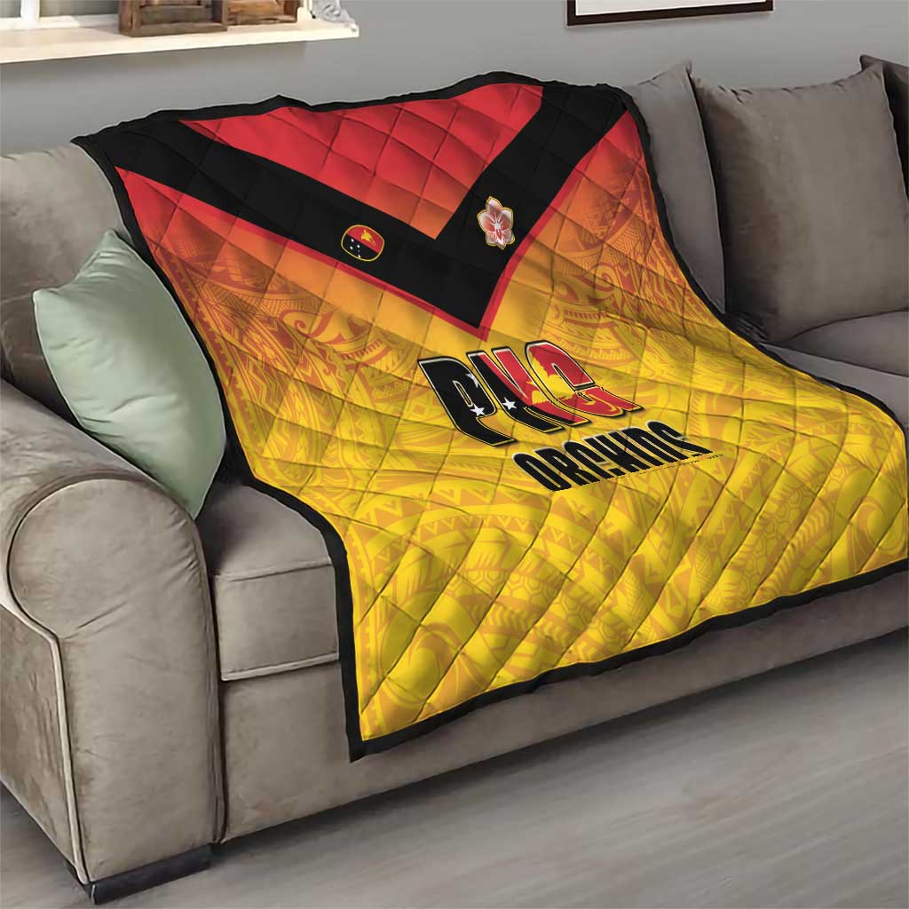 Papua New Guinea Rugby Quilt Go Orchids Pacific Champions