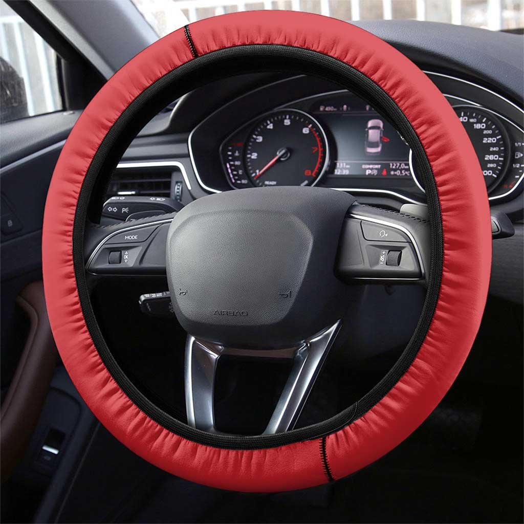 Papua New Guinea Rugby Steering Wheel Cover Go Orchids Pacific Champions LT05 - Polynesian Pride