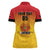 Papua New Guinea Rugby Custom Women Polo Shirt Go Orchids Pacific Champions