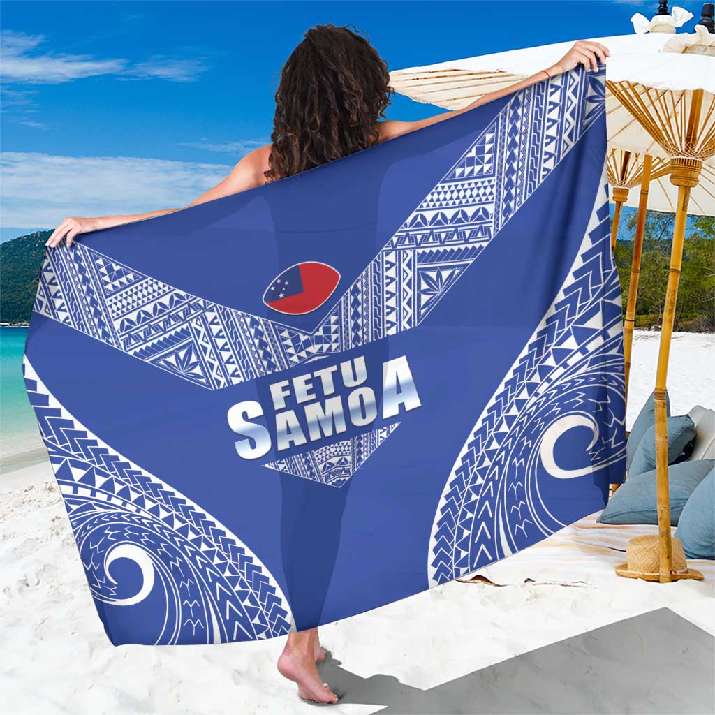Fetu Samoa Rugby Sarong Go Champions LT05 One Size 44 x 66 inches Blue - Polynesian Pride