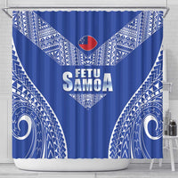 Fetu Samoa Rugby Shower Curtain Go Champions LT05 - Polynesian Pride