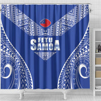 Fetu Samoa Rugby Shower Curtain Go Champions LT05 - Polynesian Pride