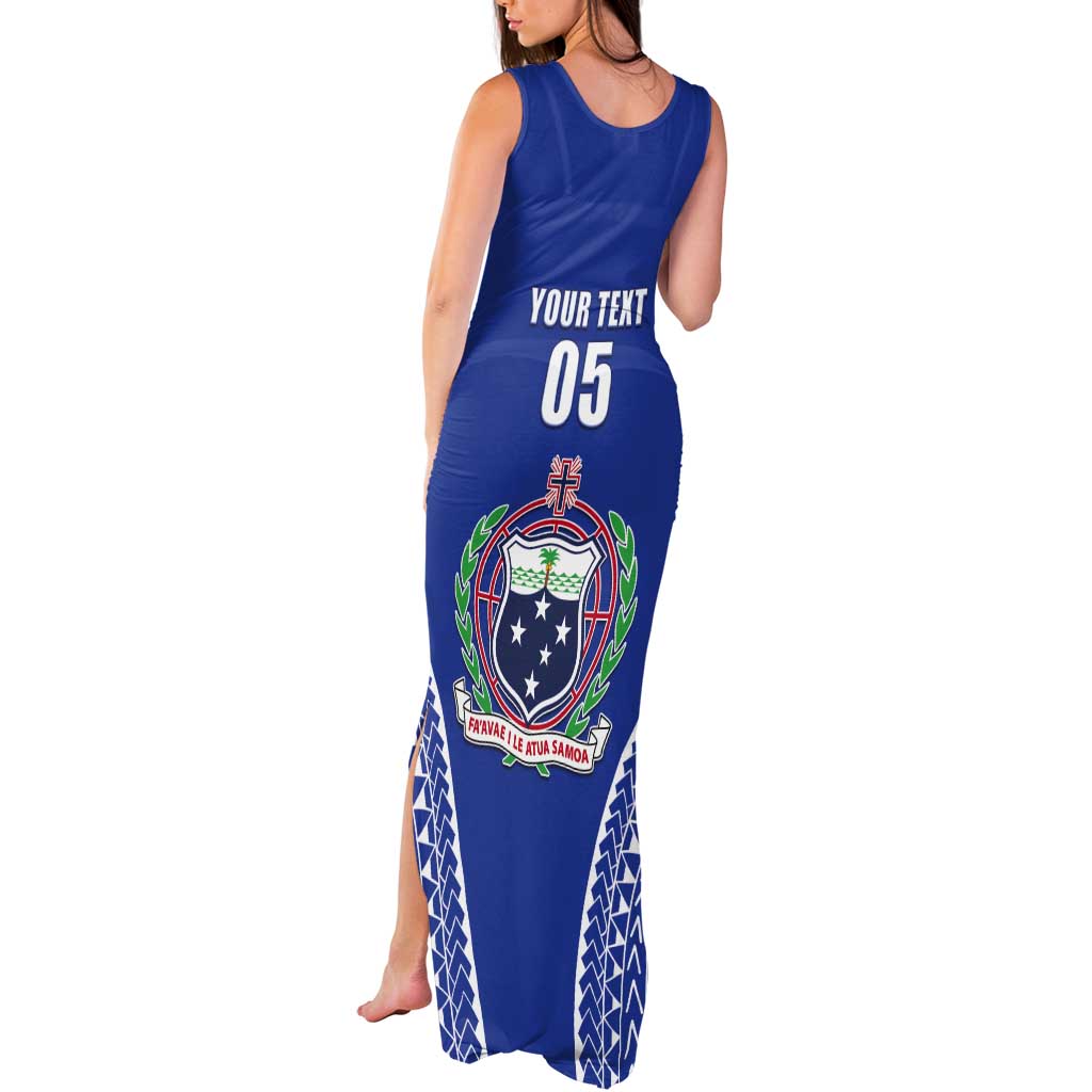 Fetu Samoa Rugby Custom Tank Maxi Dress Go Champions