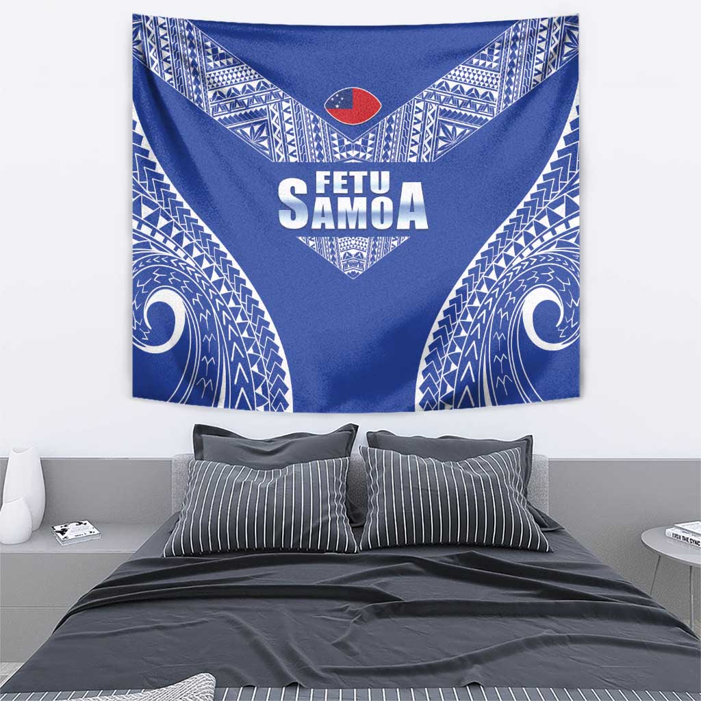 Fetu Samoa Rugby Tapestry Go Champions