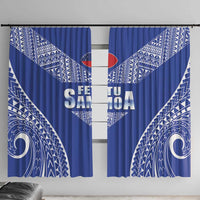 Fetu Samoa Rugby Window Curtain Go Champions