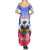 Personalised Haiti Independence Day Summer Maxi Dress Neg Maron Polynesian Style LT05 - Polynesian Pride