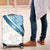 Blue Polynesian Tribal Turtle Floral Pattern Luggage Cover
