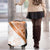 Orange Polynesian Tribal Turtle Floral Pattern Luggage Cover